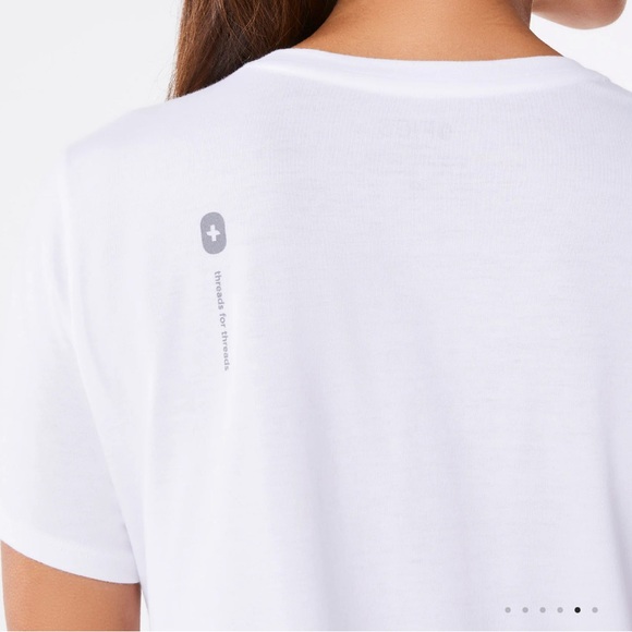 Figs White Graphic Short Sleeve Tee - Picture 5 of 5